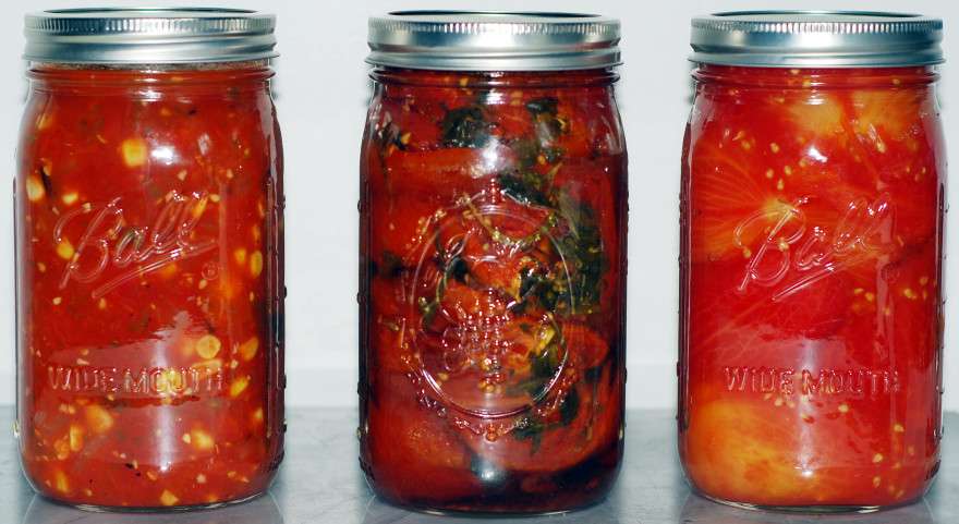canning organic tomatoes