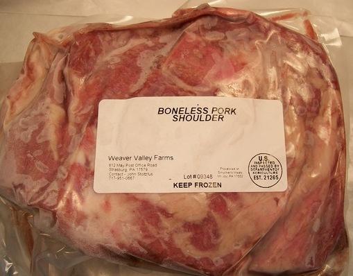 frozen boneless pork shoulder